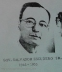 Governor Salvador Escudero. Image via Facts About Sorsogon, Sorsogon Provincial Library.