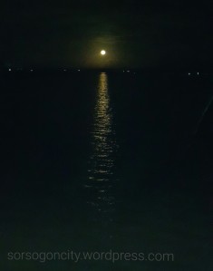 Beautiful full moon at Sorsogon Bay.